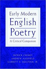 Early modern English poetry : a critical companion