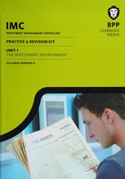 Cover of: Investment Management Certificate: Unit 1 - The investment environment