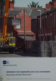 Cover of: Department for Communities and Local Government: housing market renewal