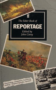Cover of: The Faber book of reportage