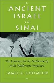 Cover of: Ancient Israel in Sinai by James K. Hoffmeier