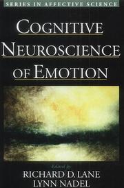 Cover of: Cognitive Neuroscience of Emotion (Series in Affective Science)