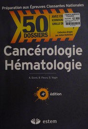 Cancérologie, hématologie by Aude Duret