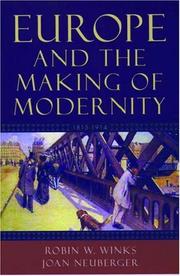 Cover of: Europe and the making of modernity, 1815-1914