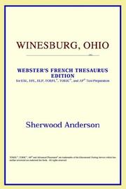 Cover of: Winesburg, Ohio (Webster's French Thesaurus Edition)