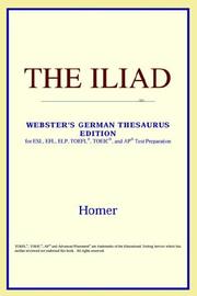 Cover of: The Iliad (Webster's German Thesaurus Edition) by ICON Reference
