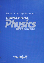 Cover of: Conceptual physics: Next-time questions