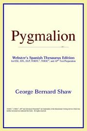 Cover of: Pygmalion by ICON Reference