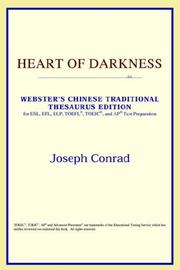 Cover of: Heart of Darkness (Webster's Chinese-Simplified Thesaurus Edition) by ICON Reference