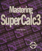 Cover of: Mastering SuperCalc3