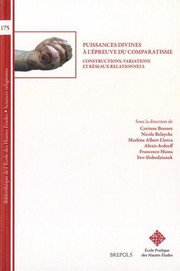 Cover of: Puissances Divines a l'Epreuve Du Comparatisme: Constructions, Variations Et Reseaux Relationnels