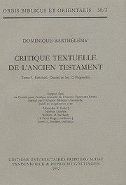 Cover of: Ezechiel, Daniel Et Les 12 Prophetes