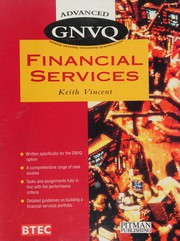 Financial Services for Advanced GNVQ by Keith J. Vincent