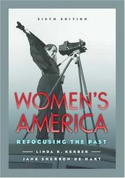 Cover of: Women's America by Linda K. Kerber, Jane Sherron De Hart