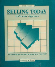 Cover of: Selling today by Gerald L. Manning