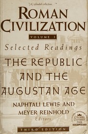 Cover of: Roman civilization: selected readings