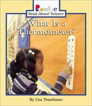 Cover of: What Is a Thermometer? (Rookie Read-About Science)
