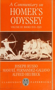Cover of: A Commentary on Homer's Odyssey.