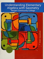 Cover of: Understanding elementary algebra with geometry