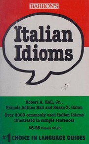 Cover of: Italian idioms