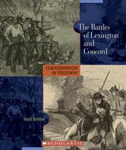 Cover of: Battles of Lexington and Concord by Heidi Kimmel