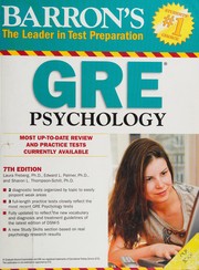 Cover of: GRE Psychology