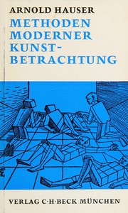 Cover of: Methoden moderner Kunstbetrachtung