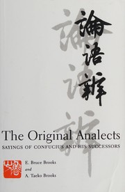 Cover of: The original analects by Confucius