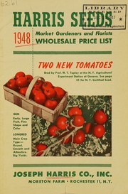 Cover of: Harris seeds, 1948 by Joseph Harris Company