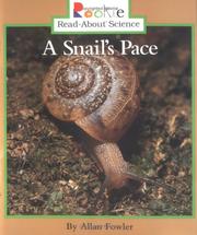 Cover of: A Snail's Pace by Allan Fowler