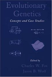 Evolutionary genetics : concepts and case studies