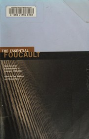 Cover of: The essential Foucault by Michel Foucault