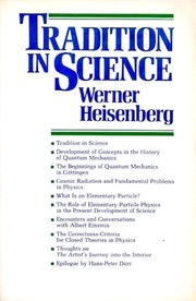 Cover of: Tradition in science