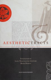 Cover of: Aesthetic tracts by Ellen Mazur Thomson