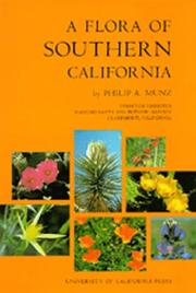 Cover of: A flora of southern California by Philip A. Munz