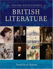 Cover of: The Oxford encyclopedia of British literature