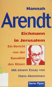 Cover of: Eichmann in Jerusalem by Hannah Arendt