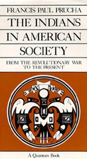 Cover of: The Indians in American society