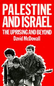 Cover of: Palestine and Israel by David McDowall