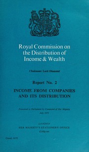 Cover of: Income from companies and its distribution