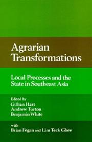 Agrarian transformations : local processes and the state in Southeast Asia