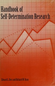 Cover of: Handbook of self-determination research