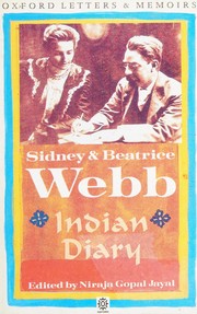 Indian diary by Sidney Webb, Beatrice Webb