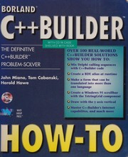 Cover of: C [plus][plus] builder how-to