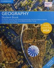 A/AS Level Geography for AQA by Alan Parkinson, Andy Day, Victoria Ellis, Paul Hunt