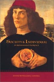 Cover of: Society and individual in Renaissance Florence