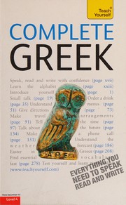 Complete Greek by Aristarhos Matsukas