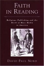 Cover of: Faith in reading by David Paul Nord