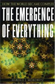 Cover of: The Emergence of Everything by Harold J. Morowitz