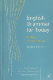 Cover of: English grammar for today: a new introduction